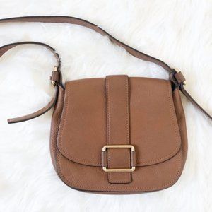 Michael Kors Maxine Pebble Leather Saddle Bag